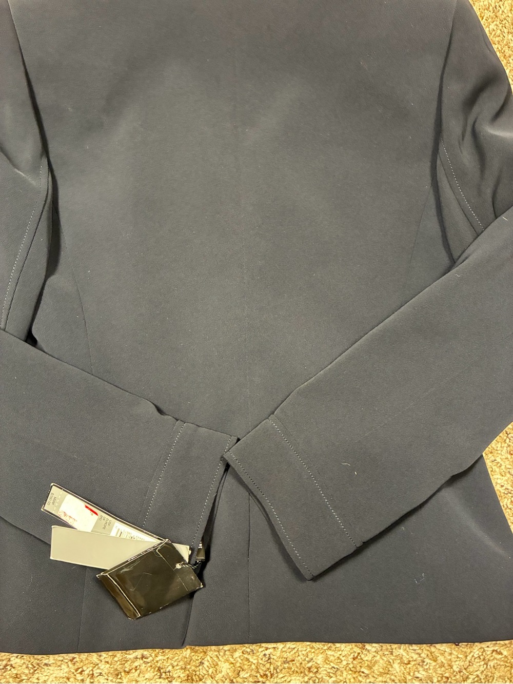 Tahari Arthur S Levine Abigail 2 Button Blazer Jacket - Picture 11 of 12